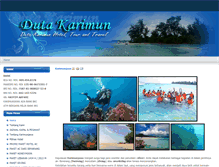 Tablet Screenshot of dutakarimun.com